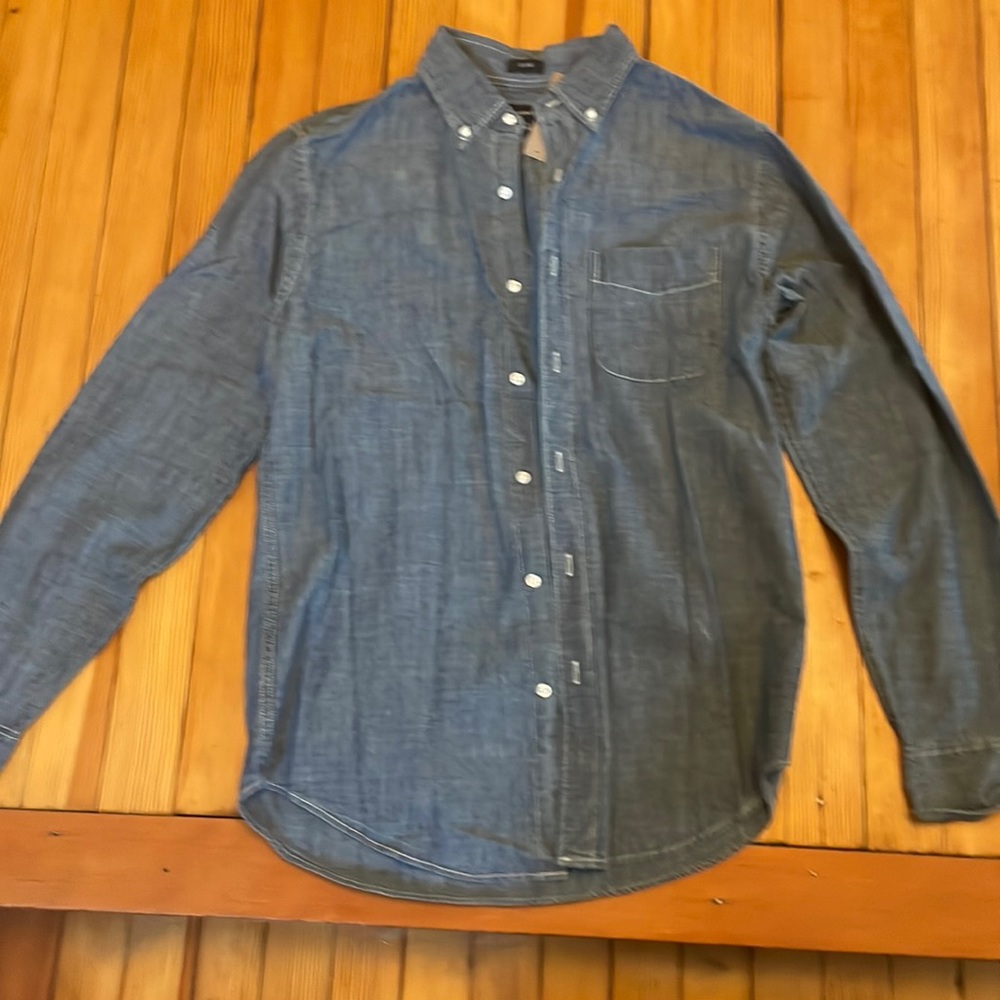 J.Crew Jeans classic fit, chambray shirt NWT
